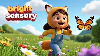 Baby Sensory 🎵🌈 High Contrast Baby Sensory Video - Bedtime Song for Toddlers