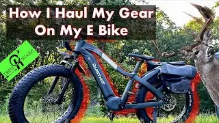 HOW TO HAUL HUNTING GEAR ON E BIKE - Quiet Kat Apex - #hunting #deer #deerhunting #archery