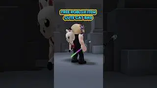 Day 9 of 100 - Free Roblox item cute cat bag #roblox #robloxfreeitems