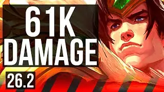 GAREN vs YASUO (TOP) | 10k gold comeback, 61K damage, Good KDA: 19/2/17 | EUNE Challenger | 26.2