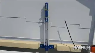 How Helical Underpinning / Helical Piles Are Installed On A Failing Foundation