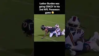 Luther Burden is going to be an animal 😳 #lutherburden #bears #football #nfl #zingersports