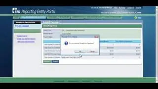 13 Submitting the Report Signature 1B