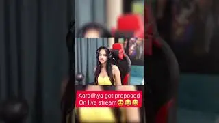 Dynamo sister Aaradhya got proposed on live stream 😅😅@vibewithaaradhya #shreemanlegend#viral#dynamo