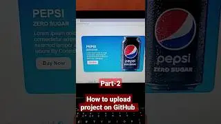 how to upload project on GitHub using Visual Studio #shorts