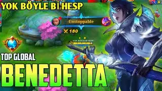 BENEDETTA BEST BUILD IN 2022 | TOP GLOBAL BENEDETTA YOK B&Ouml;YLE Bİ HESP - MOBILE LEGENDS