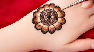 chhath puja special mehndi design || simple mehndi design front hand || mehandi ka design