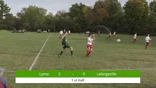 Lyme vs Lafargeville Boys High School Soccer