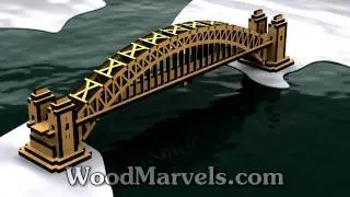 Sydney Harbour Bridge: 3D Assembly Animation (720HD)