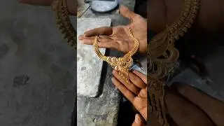 Gold making process | unique necklace designs #short #reels #necklace #trending #gold