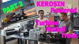 Wir bauen einen 1:14 JET Turbinen LKW mit Kerosin! Kerosene-powered Modell Truck 1:14 Tamiya Lesu