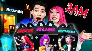 DO NOT ORDER THE KPOP DEMON HUNTERS HAPPY MEAL AT 3 AM!! (Saja Boys & Huntrix Mystery?!)