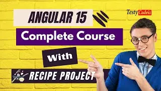 Angular 15 complete Project Tutorial, Recipe Project from scratch in Angular with Testycodeiz