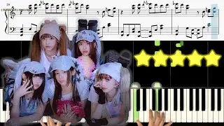 NewJeans (뉴진스) - OMG 🎹《Piano Tutorial》 ⭐⭐⭐⭐⭐