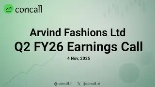 Arvind Fashions Ltd Q2 FY26 Earnings Conference Call | concall.in