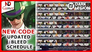 DC: Dark Legion &ndash; New GiftCode + UPDATED BLEED SCHEDULE + Riddler Release Leak!
