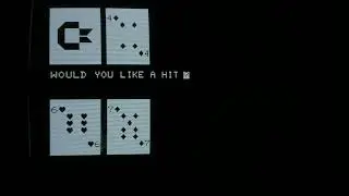 DRAW POKER Tape Test 11 Vintage Commodore PET 8K Chiclet Keyboard Datasette BW 9 Inch - Episode 2381