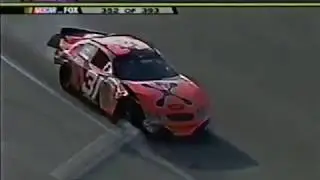 2004 NASCAR Cup @ Rockingham - Gordon Almost Rolls