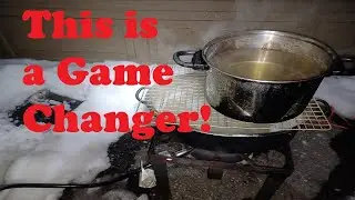 Backyard Maple Syrup Simple and Easy Part 3 - Game Changer: Pre-heater Setup if You're Using Propane