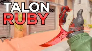 ★ CS2 Talon Knife Ruby Doppler (FACTORY NEW) | CS2 Knife Gameplay