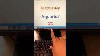 ♒️ Aquarius Symbol shortcut key #shorts #computer #msword #aquarius