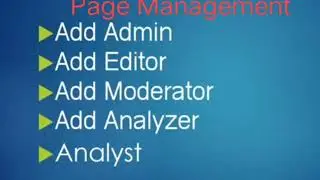 What is admin, editor, moderator, analyser, analyst in Facebook page?