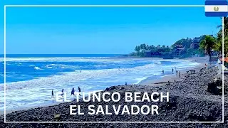 EL TUNCO BEACH - EL SALVADOR - DRONE FOOTAGE