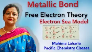 Metallic bond, Electron Sea Model,free Electron Theory #chemistry #msc #bsc