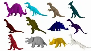 Dinosaur Colors 2 - The Kids' Picture Show (Fun & Educational Learning Video)