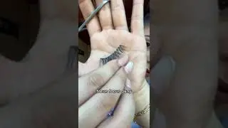 How to put on fake lashes #howto #fakelashes