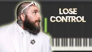 Teddy Swims - Lose Control | Piano Tutorial / Partitura / MIDI