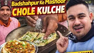 Badshahpur ke mashoor chole kulche 😍 | Street food lovers | Chole Kulche | StreetFoodIndia #foodvlog