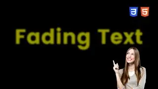Create Animated Fading Text Only With CSS