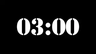 3 Minute Timer | 180 Second Timer | 3 Minute Countdown