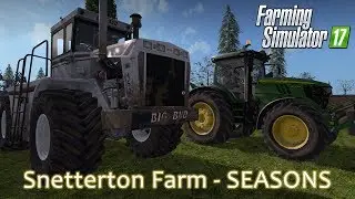 Snetterton Farm with Seasons - Farming Simulator 17 Episode 16 - Big Bud DLC and John Deere action