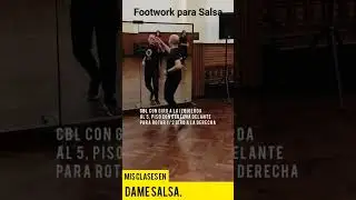 Clases de Salsa en Rosario. Escuela Dame Salsa #damesalsa #salsa #footwork #bailar . How to dance