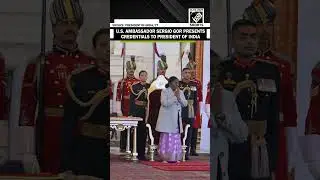 President Droupadi Murmu receives credentials from US Ambassador to India Sergio Gor