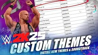 WWE 2K25: как установить/импортировать пользовательскую музыкальную тему. Руководство