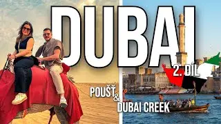🇦🇪 DUBAI - Výlet za pár korun! | Historická část Dubaje | Jízda na velbloudech | ZOO v Dubaji 2.díl