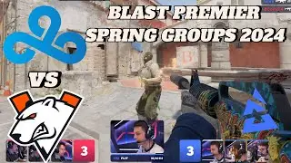 Virtus Pro vs Cloud 9 | HIGHLIGHTS | BLAST PREMIIER SPRING GROUPS 2024 | CS2