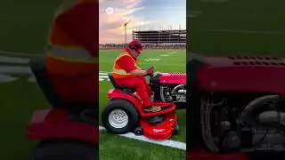 Milwaukee Style lawnmower | Tools for Fools 🧰 not Milwaukee Tools 🙈 AI parody 🤣 #shorts