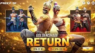 GOLDEN SHADE BUNDLE RETURN DATE 🤯🔥| UPCOMING EVENT IN FREE FIRE | FF NEW EVENT | FREE FIRE NEW EVENT