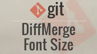 Git Tutorial: Change DiffMerge Font-Size on Mac OSX
