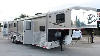 2012 Bison Trail Express, три лошади, раздвижной, чистый и как новый