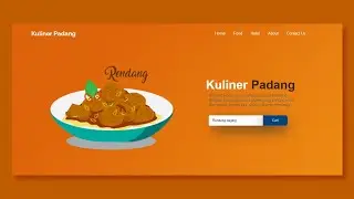 Membuat landing page HTML CSS - website kuliner | Landing page website 
