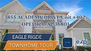 Low-Maintenance Luxury | Brendle Floor Plan Tour at Eagle Ridge Townhomes, Auburn-Opelika