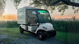 Electric Utility Golf Cart with Cargo Space | 2-Seater Plus Cargo Carrier 🚛