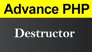 Destructor in PHP (Hindi)