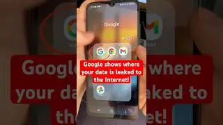 Google shows where your data is leaked to the Internet! #android #smartphone #google #phone #tech