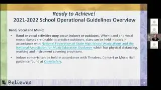 Ready to Achieve 2021-22 School Operational Guidelines